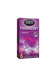 Презервативы с рёбрышками Domino Harmony - 6 шт. - Domino - купить с доставкой в Березниках