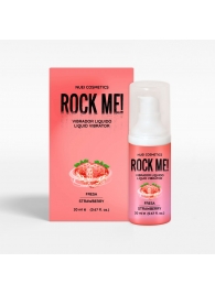 Жидкий вибратор Nuei Rock Me! с ароматом клубники - 20 мл. - Nuei cosmetics - купить с доставкой в Березниках