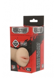 Нежный мастурбатор-ротик REALSTUFF 5INCH MASTURBATOR BJ - Dream Toys - в Березниках купить с доставкой