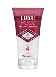 Интимный гель-смазка на водной основе Lubrimax Magic Cherry - 75 мл. - ИнтелБИО - купить с доставкой в Березниках