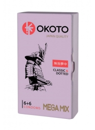 Презервативы OKOTO Mega Mix - 12 шт. - Sitabella - купить с доставкой в Березниках