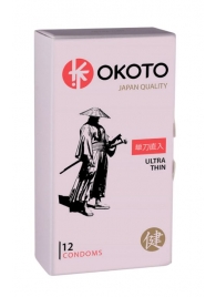 Тонкие презервативы OKOTO Ultra Thin - 12 шт. - Sitabella - купить с доставкой в Березниках