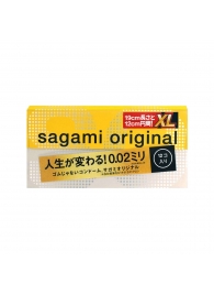 Презервативы увеличенного размера Sagami Original 0.02 XL-size - 12 шт. - Sagami - купить с доставкой в Березниках