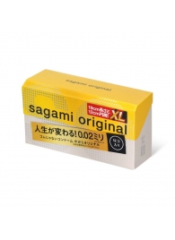 Презервативы увеличенного размера Sagami Original 0.02 XL-size - 12 шт. - Sagami - купить с доставкой в Березниках