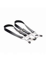 Ремни с зажимами для половых губ Spread Labia Spreader Straps with Clamps - XR Brands - купить с доставкой в Березниках