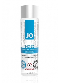 Возбуждающий лубрикант на водной основе JO Personal Lubricant H2O Warming - 120 мл. - System JO - купить с доставкой в Березниках