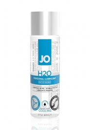 Охлаждающий лубрикант на водной основе JO Personal Lubricant H2O COOLING - 60 мл. - System JO - купить с доставкой в Березниках