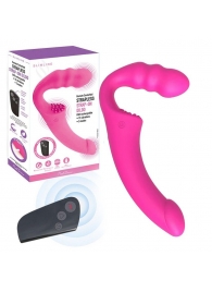 Розовый безремневой страпон Straples Strap-On Dildo - Erokay - купить с доставкой в Березниках