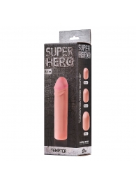 Фаллоудлинитель SUPER HERO Tempter - 16 см. - Lola Games - в Березниках купить с доставкой