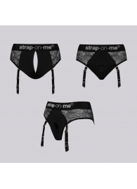 Трусики для фиксации насадок Strap-on-me Harness Lingerie Diva XS - Strap-on-me - купить с доставкой в Березниках