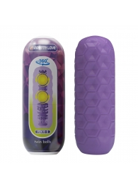 Фиолетовый мастурбатор Venus-X Twin balls - Baile - в Березниках купить с доставкой