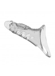 Прозрачная насадка на пенис - 22 см. - Baile - в Березниках купить с доставкой