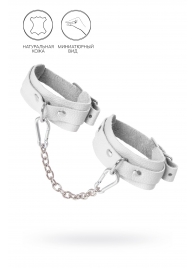 Белые мини-оковы со скруглёнными углами - Pecado - купить с доставкой в Березниках