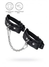Черные мини-оковы со скруглёнными углами - Pecado - купить с доставкой в Березниках