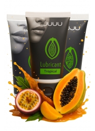 Набор из 3 съедобных лубрикантов JUJU со вкусом тропических фруктов - JuJu - купить с доставкой в Березниках