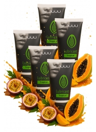 Набор из 5 съедобных лубрикантов JUJU со вкусом тропических фруктов - JuJu - купить с доставкой в Березниках