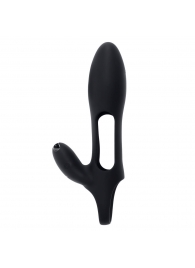 Черная насадка на пенис с вибрацией Nautilus - Zero Tolerance - в Березниках купить с доставкой