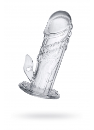 Прозрачная насадка на пенис Uco - 13 см. - A-toys - в Березниках купить с доставкой