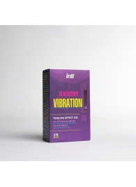 Стимулирующий гель с эффектом вибрации Blackberry Vibration - 15 мл. - INTT - купить с доставкой в Березниках