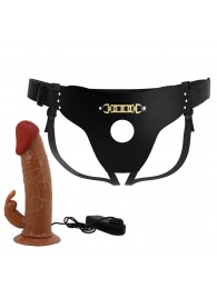 Мужской полый страпон с вибрацией Marion - Baile - купить с доставкой в Березниках