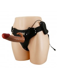 Мужской полый страпон с вибрацией Marion - Baile - купить с доставкой в Березниках