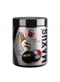 Черные утолщенные презервативы MAXUS Extra Strong с железным кейсом - 15 шт. - Maxus - купить с доставкой в Березниках