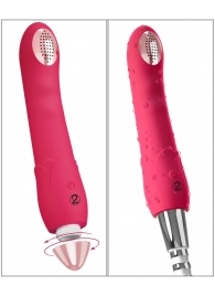 Малиновая насадка на душ с вибрацией Showers to orgasm - 20,1 см. - Orion - купить с доставкой в Березниках