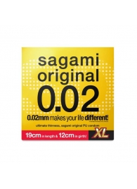 Презерватив увеличенного размера Sagami Original 0.02 XL-size - 1 шт. - Sagami - купить с доставкой в Березниках