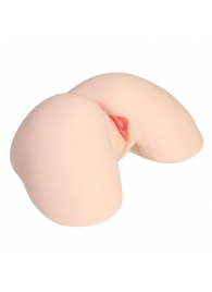 Мастурбатор-полуторс с двойным слоем материала и вибрацией Jenny Onahole Real Hips - KOKOS - в Березниках купить с доставкой