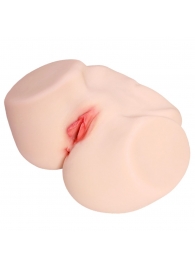 Мастурбатор-полуторс с двойным слоем материала Jenny Onahole Real Vagina - KOKOS - в Березниках купить с доставкой
