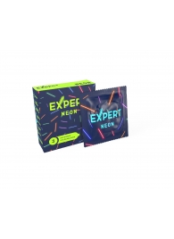 Светящиеся в темноте презервативы Expert Neon - 3 шт. - Expert - купить с доставкой в Березниках