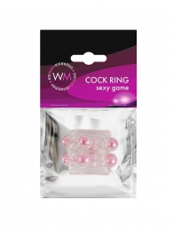 Прозрачная насадка на пенис с цветными шариками - Erowoman-Eroman - в Березниках купить с доставкой