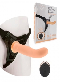 Женский вибрострапон со съемной насадкой и пультом ДУ - Erokay - купить с доставкой в Березниках