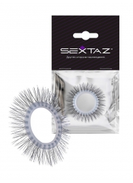 Круглое эрекционное кольцо с «ресничками» - Sextaz - в Березниках купить с доставкой