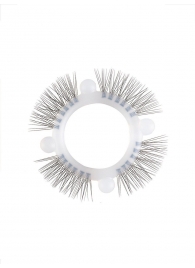 Эластичное кольцо с «ресничками» и 4 шариками - Sextaz - в Березниках купить с доставкой