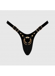 Черный пояс для фиксации насадок Strap-On-Me Leatherette Harness Fabulous - Strap-on-me - купить с доставкой в Березниках