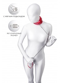 Красный ошейник с подкладкой из меха - ToyFa - купить с доставкой в Березниках