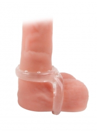 Прозрачное двойное эрекционное кольцо - Sex Expert - в Березниках купить с доставкой