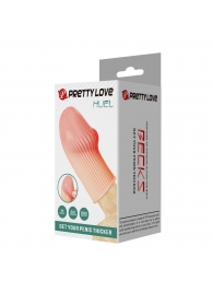 Телесная насадка на пенис Huel - 9 см. - Baile - в Березниках купить с доставкой