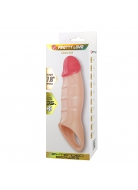 Телесная удлиняющая насадка на пенис Darnel - Baile - в Березниках купить с доставкой