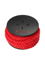 Красная веревка для шибари на катушке - 5 м. - Pecado - купить с доставкой в Березниках