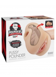 Телесный мастурбатор-вагина Pussy Pounder Squeeze Stroker - Pipedream - в Березниках купить с доставкой