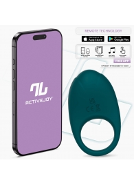 Зеленое интерактивное виброкольцо Ringo - Intoyou - в Березниках купить с доставкой