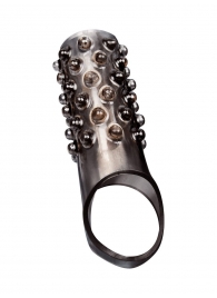 Дымчатая насадка на пенис с выпуклостями - 12 см. - Sex Expert - в Березниках купить с доставкой