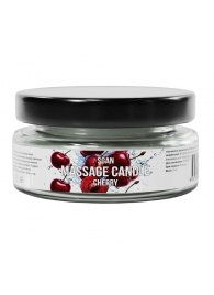 Массажная свеча «Спелая вишня» - 50 мл. - SGAN - купить с доставкой в Березниках