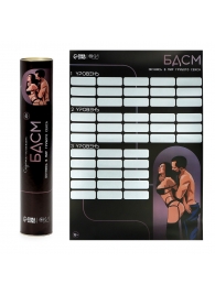 Плакат для двоих со скретч-слоем «БДСМ» - Сима-Ленд - купить с доставкой в Березниках