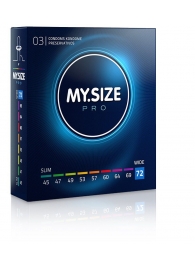 Презервативы MY.SIZE размер 72 - 3 шт. - My.Size - купить с доставкой в Березниках