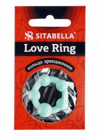 Цветное эрекционное кольцо с 5 бусинами Love Ring - Sitabella - в Березниках купить с доставкой