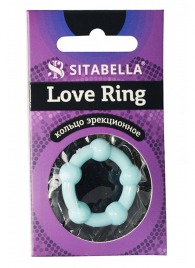 Цветное эрекционное кольцо Love Ring с бусинами - Sitabella - в Березниках купить с доставкой
