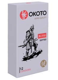 Точечные презервативы OKOTO Dotted - 12 шт. - Sitabella - купить с доставкой в Березниках